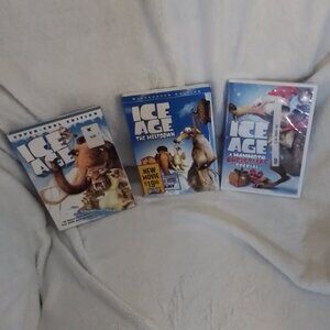 DVD children's movies bundle of 3 Ice Age movies